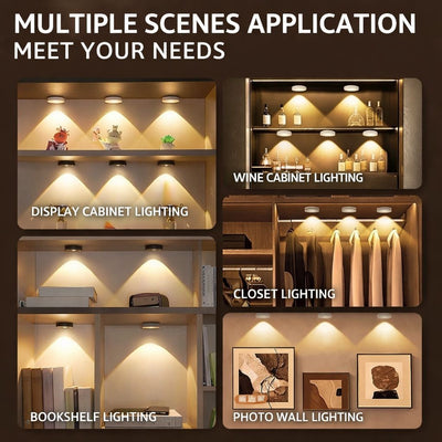 3pics Rechargeable Closet Sensor Light-Code:111